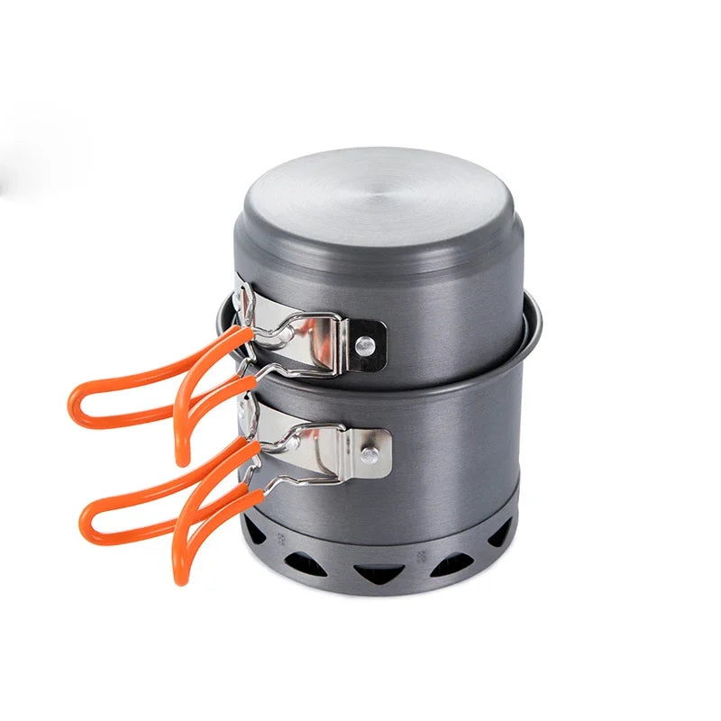Fire Maple Camping Cookware Set Portable Outdoor Foldable Compact Heated Exchange Pot Aluminum Alloy Picnic Cooking Tool FMC-217
