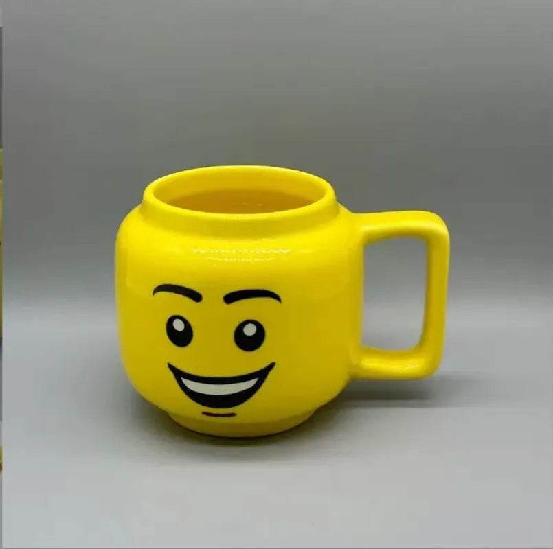 Funny Ceramic Cups Cartoon Coffee Milk Tea Water Cup Cute Funny Children Drinking Camping Party Picnic Mugs Gifts - P12 Hub Europe