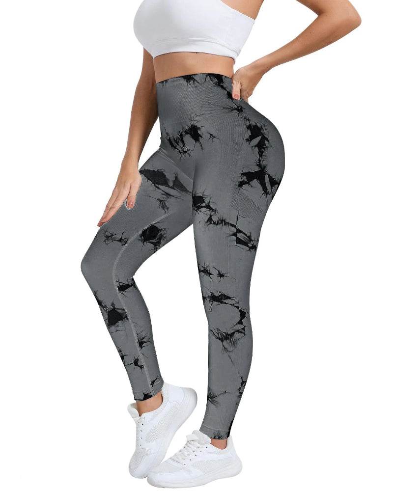 Women's Tie-Dye Butt-Lift Leggings - P12 Hub Europe