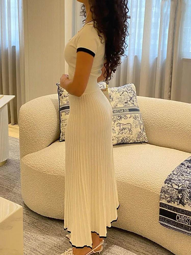 White Crop Top Skirt - P12 Hub Europe
