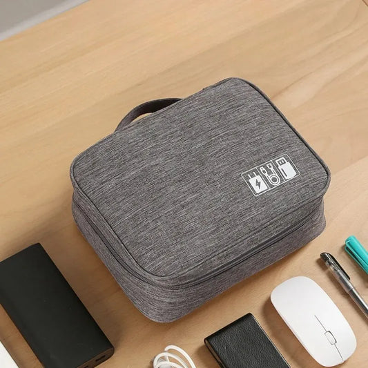 Digital Separated Travel Bag Large Capacity and Multifunctional Mobile Data Cable Power Bank USB Storage Bag