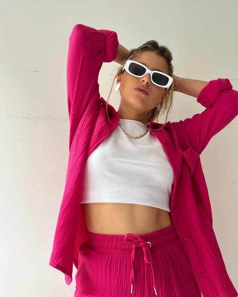Women Summer Shorts Set - P12 Hub Europe