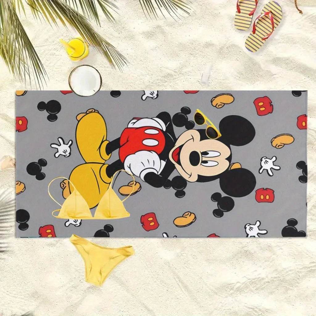 Disney Mickey Mouse Beach Towel: Fun and Stylish for Your Next Beach Adventure Suitable for towels, bath towels, beach towels - P12 Hub Europe