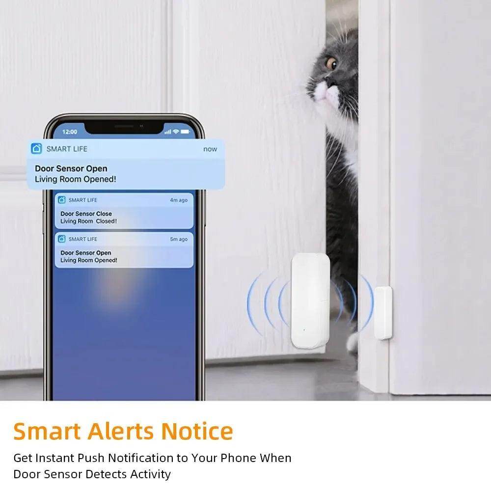 Sensor Door Tuya Zigbee Smart - P12 Hub Europe