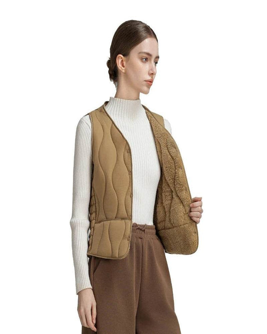 Women's Lightweight Down Vest - P12 Hub Europe