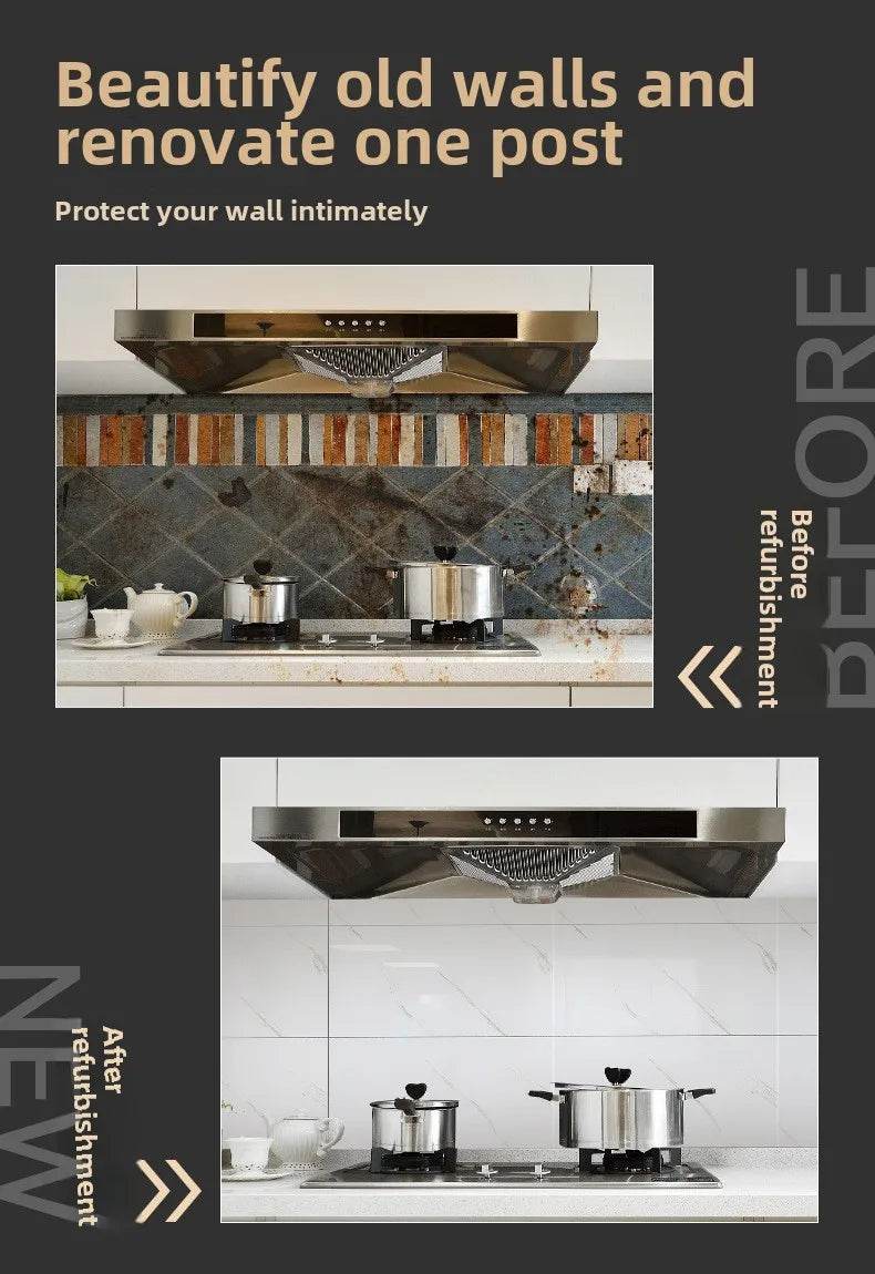 10-50Pcs PVC Marble Wall Stickers Self-Adhesive Thickened Tile Sticker Bathroom Waterproof Floor Sticker Kitchen Home Decoration - P12 Hub Europe