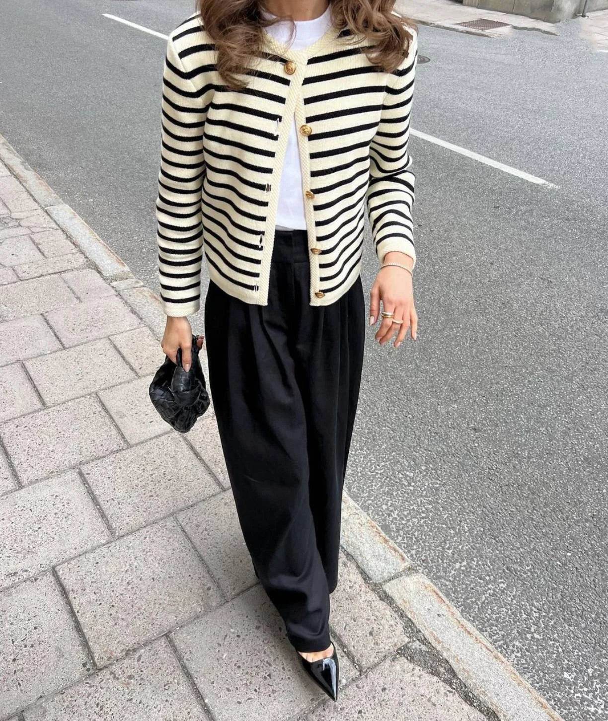 Tossy Zebra Knit Shorts Set - P12 Hub Europe