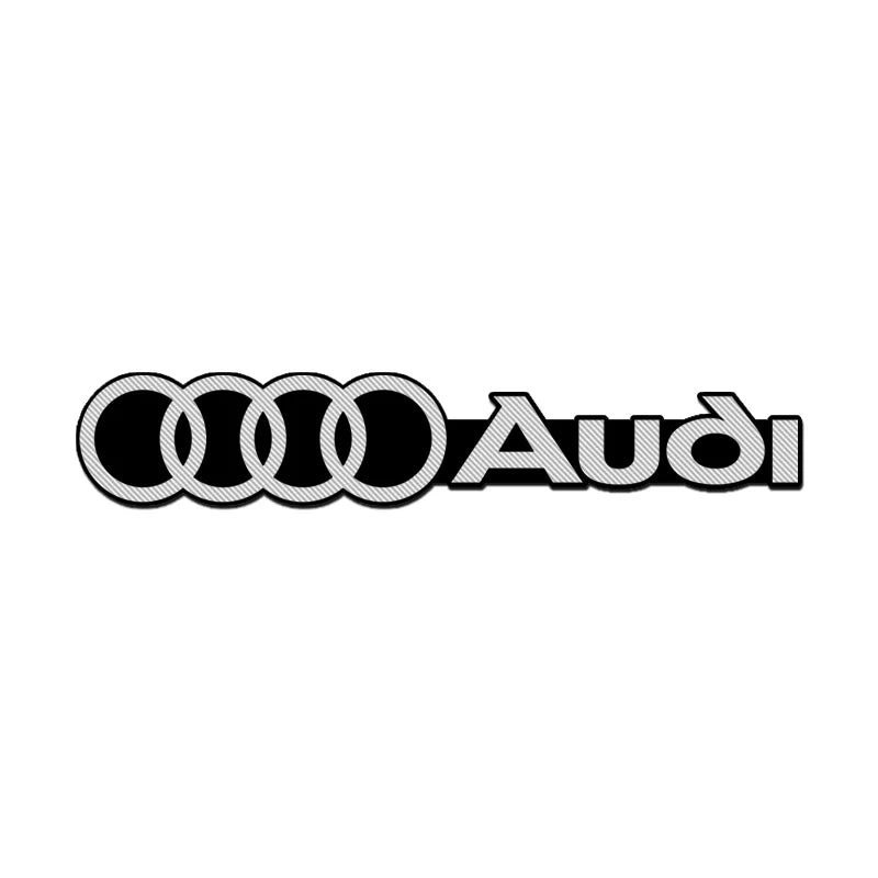 4pcs car audio decorate 3D Aluminum Badge Emblem Sticker For Audi Sline A4 TT A6 A3 A8 Q3 Q5 Q7 Q8 Car Accessories