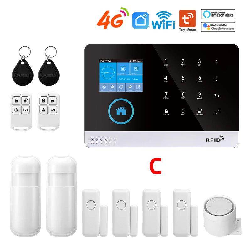 Alarm Smart Tuya WiFi 4G Home - P12 Hub Europe