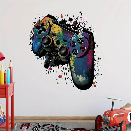 Watercolor Colorful Game Mechanical Wall Stickers for Children Room Kid Boy Home Decor Wall Decal Bedroom Living Room Decoration - P12 Hub Europe