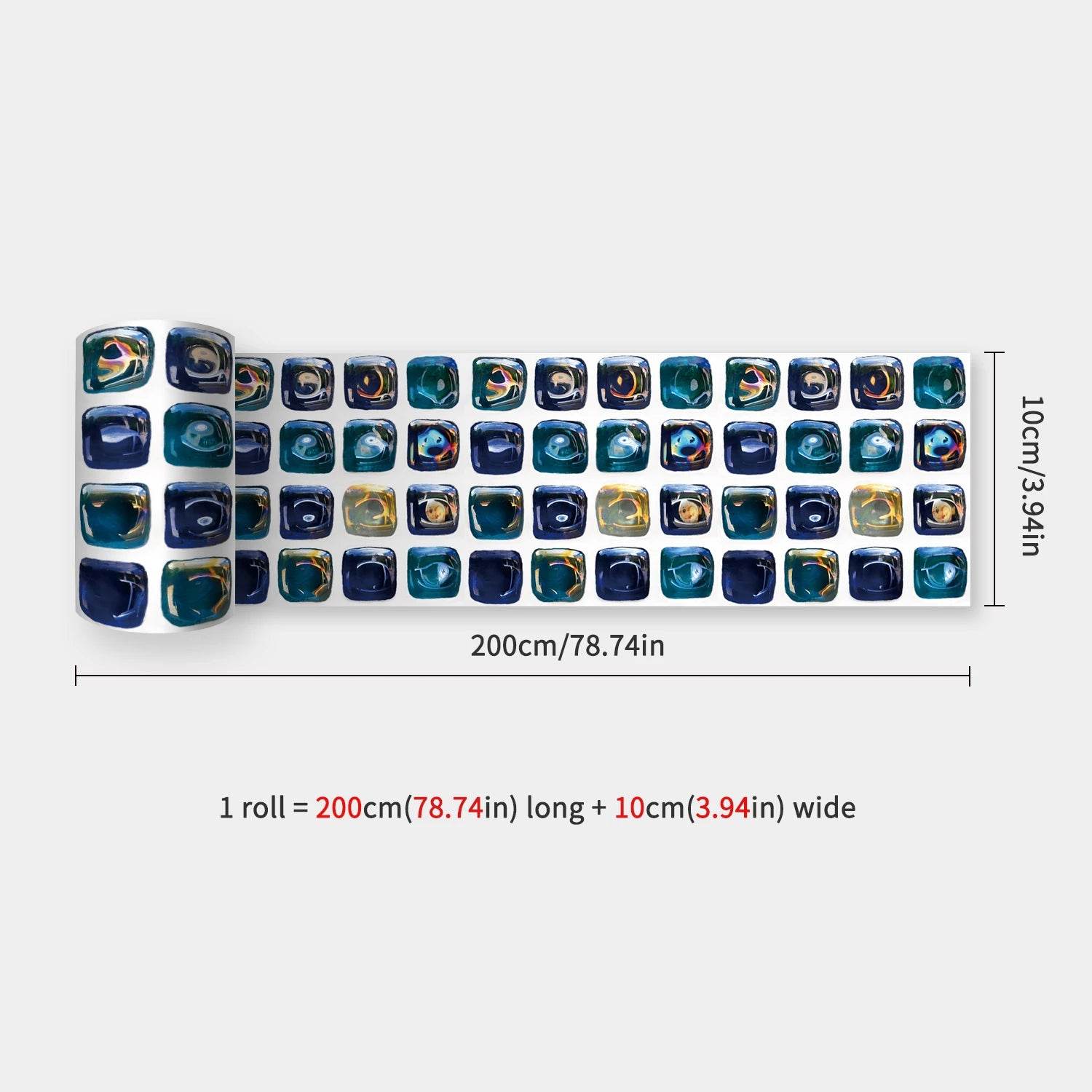 41 Styles Baseboard Stickers Waterproof Peel & Stick Waistline Wall Sticker Floor Border Sticker For Kitchen Bathroom 10x200cm - P12 Hub Europe