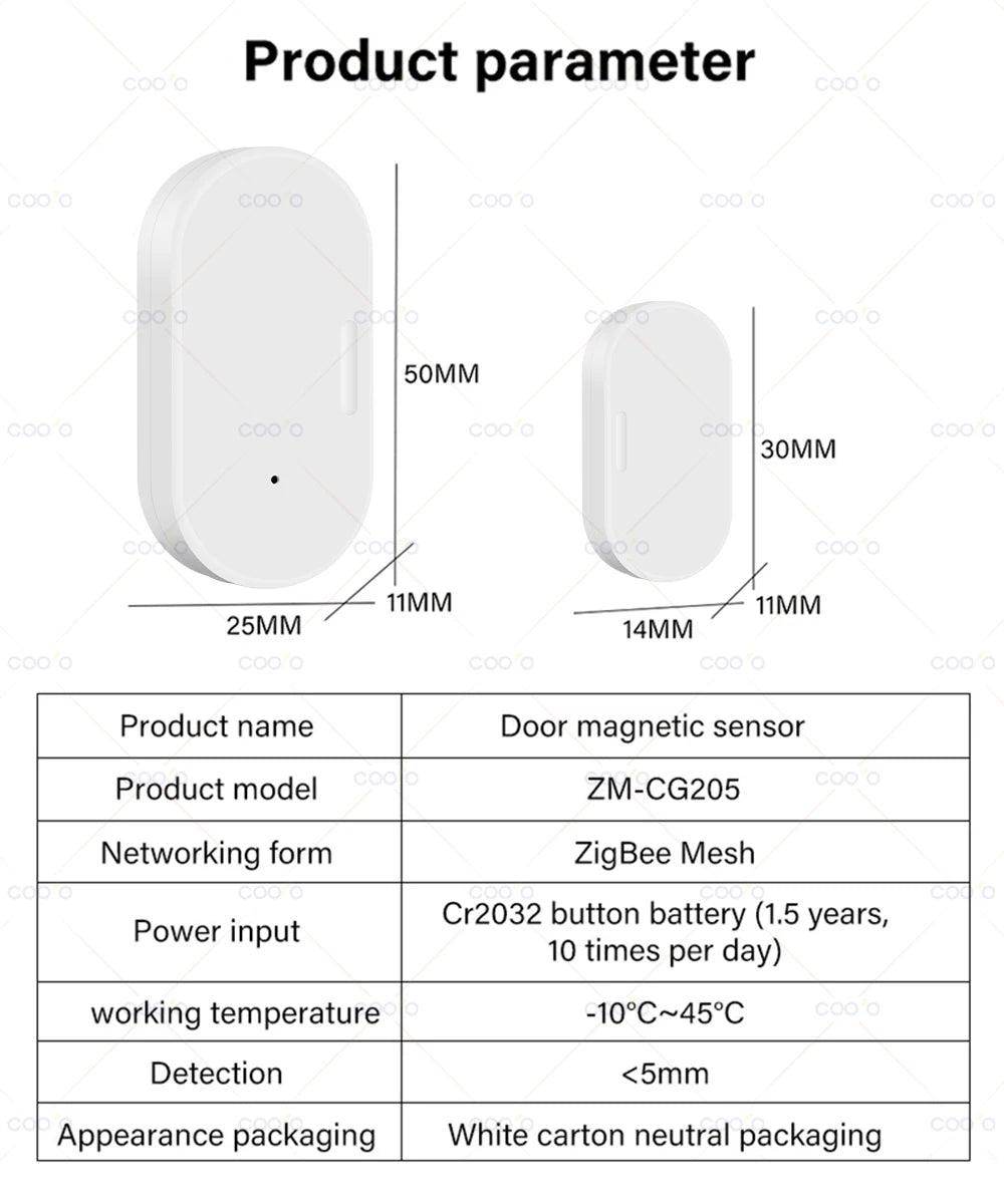 Sensor Door eWelink Zigbee Smart - P12 Hub Europe