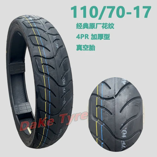 130/80-17 100/70-17 90/80 70 100 120/70-17 Is Applicable To SOCO Quick TS TC MAX Electric Motorcycle Tire Vacuum Tire