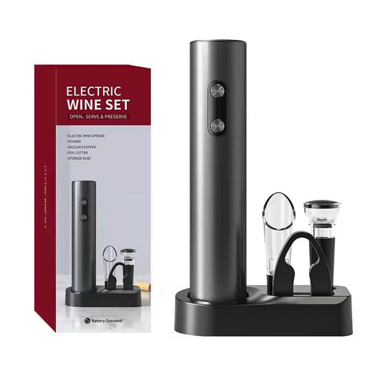 Electric Wine Bottle Opener Automatic Red Wine Corkscrew Wine Opener Wine Tools Kitchen Products - P12 Hub Europe