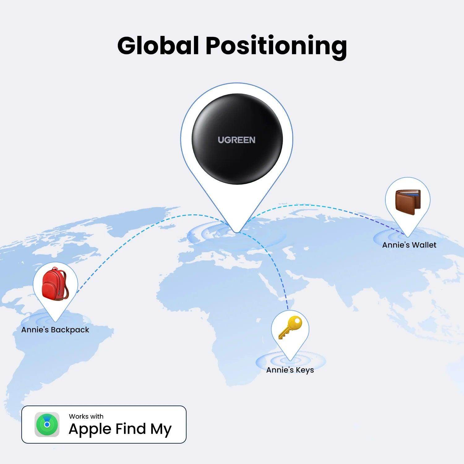 Tracker Bluetooth UGREEN Apple Find My - P12 Hub Europe