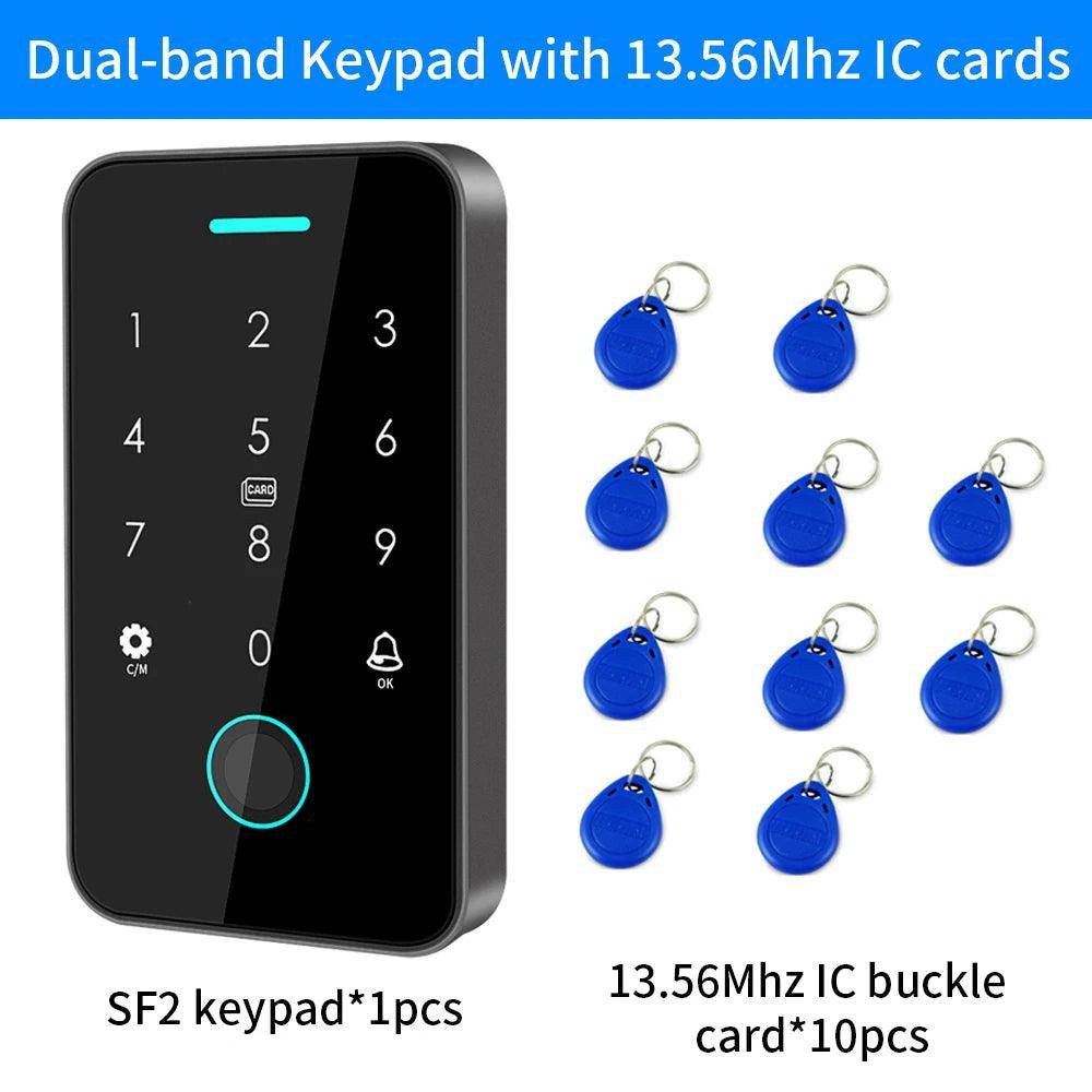 NFC/Bluetooth RFID Access Control Touch Keypad, IP66 - P12 Hub Europe