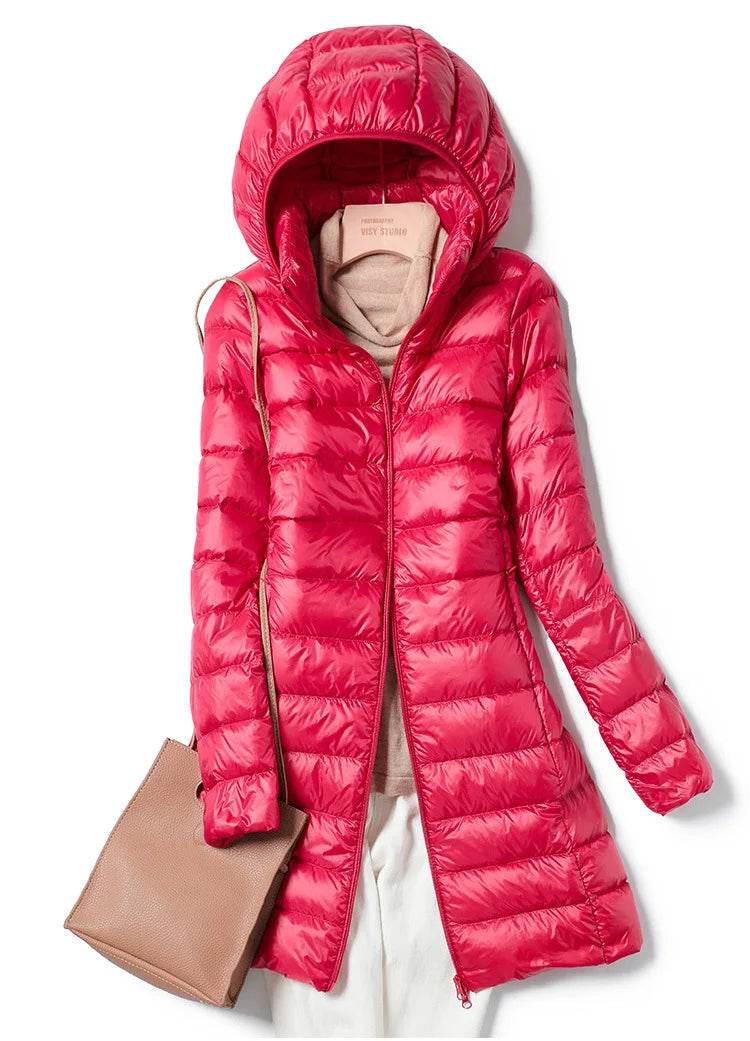 Korean Slim Hooded Down Parka - P12 Hub Europe