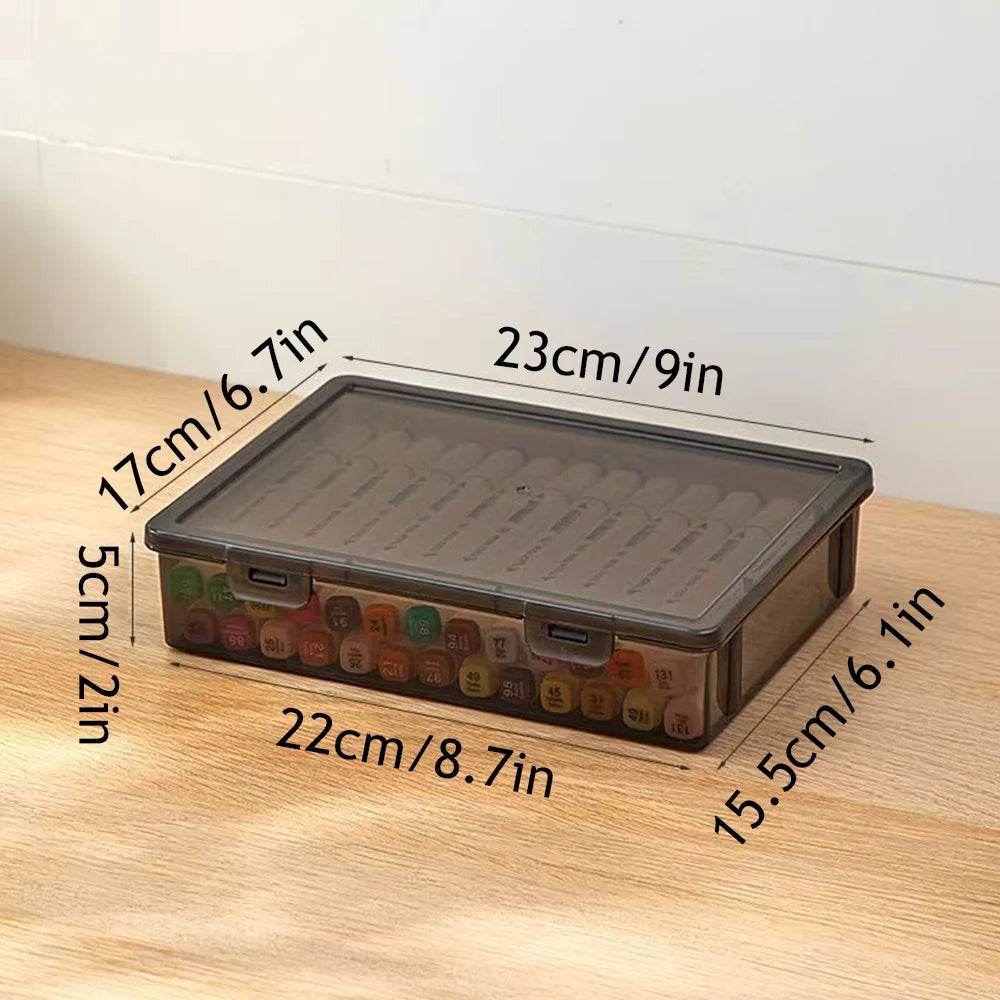 Plastic Document Organizer Organized Clear Square Shape Storage Box Organizing Box Transparent Desktop Document Storage Case - P12 Hub Europe