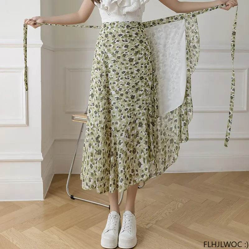 Women's Floral Lace-Up Dress - P12 Hub Europe