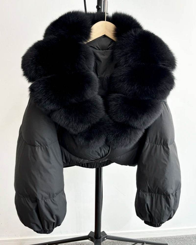 Luxury Fox Fur Down Parka - P12 Hub Europe
