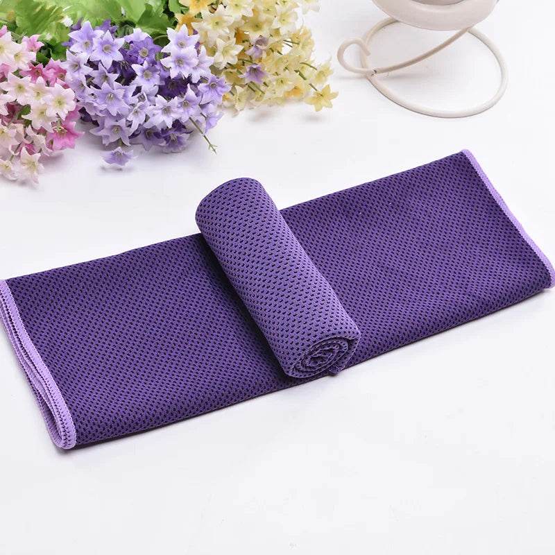 Cooling Towel Neck Wrap Lce Sports Beach Towels Cold Microfiber Cloth For Yoga Golf Gym Fitness Summer Outdoor Work100X30cm - P12 Hub Europe