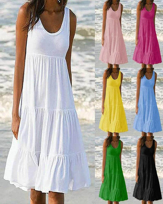 Backless Slit Midi Beach Dress Bodycon - P12 Hub Europe