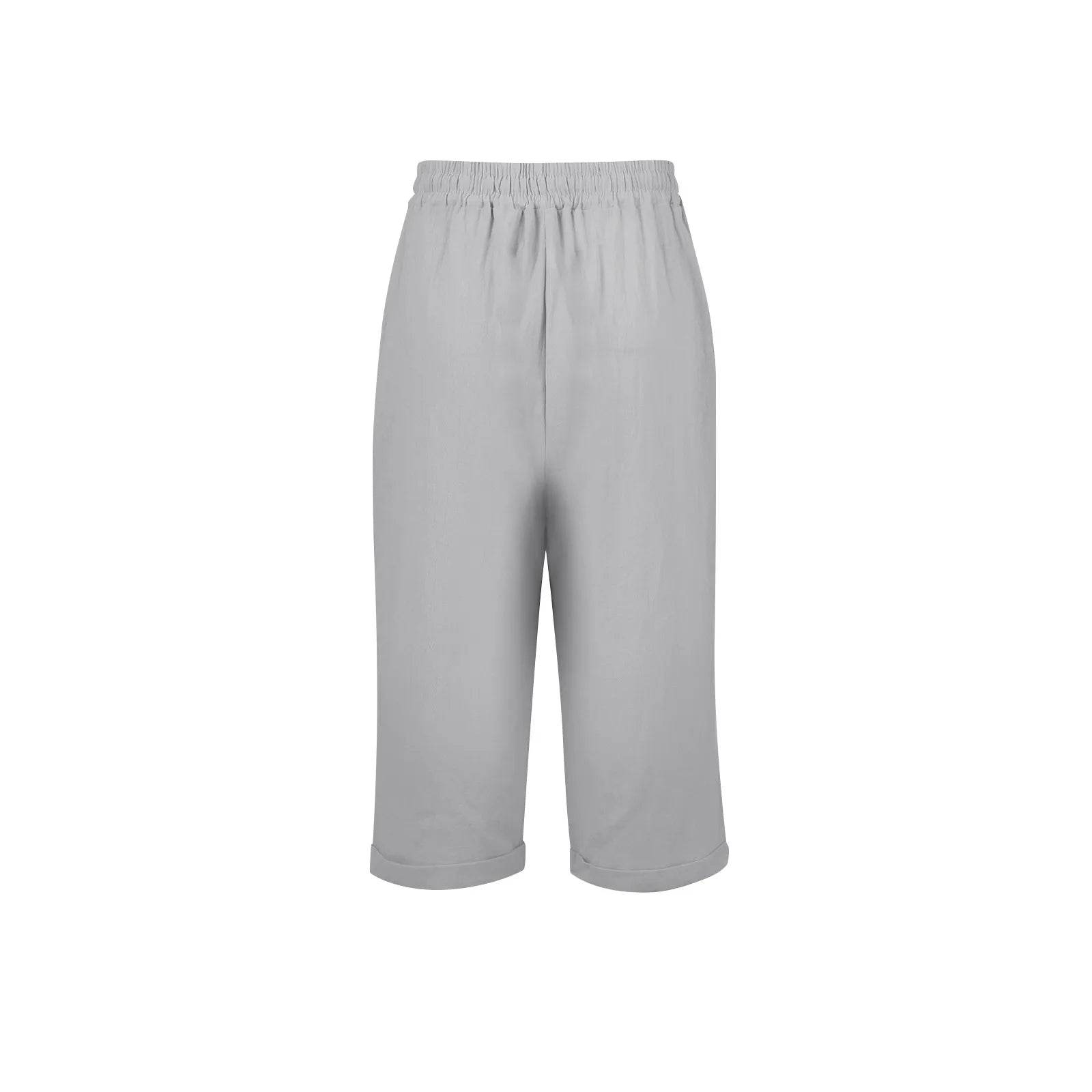 Women's Summer Cotton Linen Pants - P12 Hub Europe