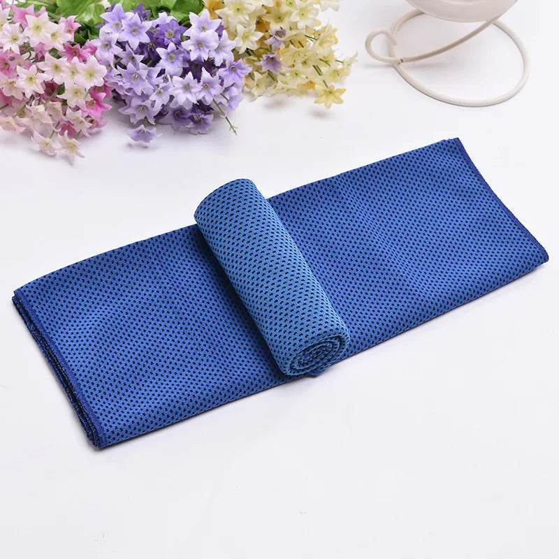Cooling Towel Neck Wrap Lce Sports Beach Towels Cold Microfiber Cloth For Yoga Golf Gym Fitness Summer Outdoor Work100X30cm - P12 Hub Europe