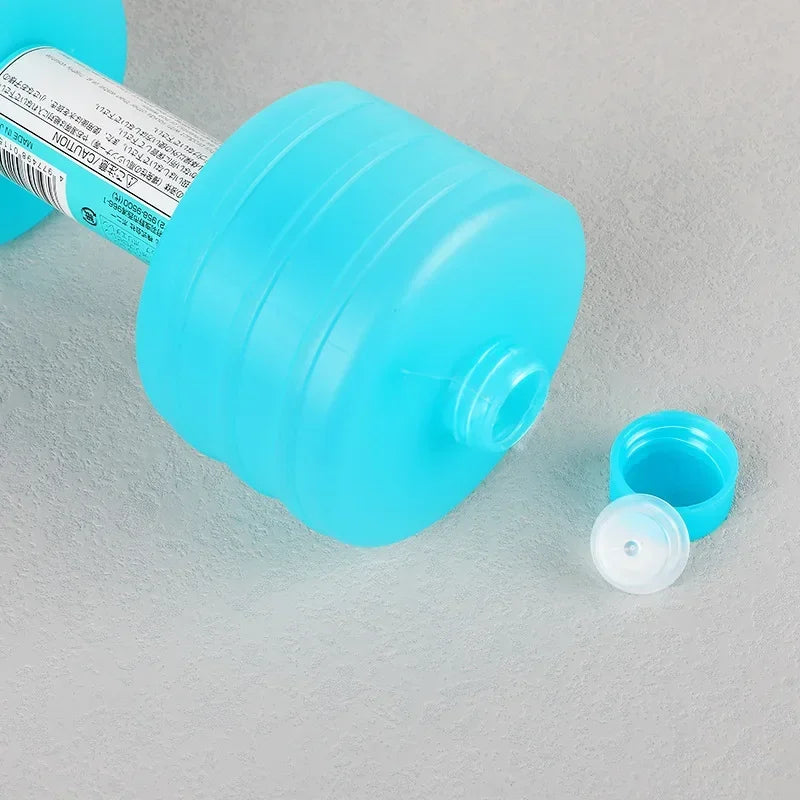 1kg Portable Comprehensive Home Water Flooding Dumbbells For Fitness Aquatic Barbell Gym Weight Loss Exercise Women Accessories