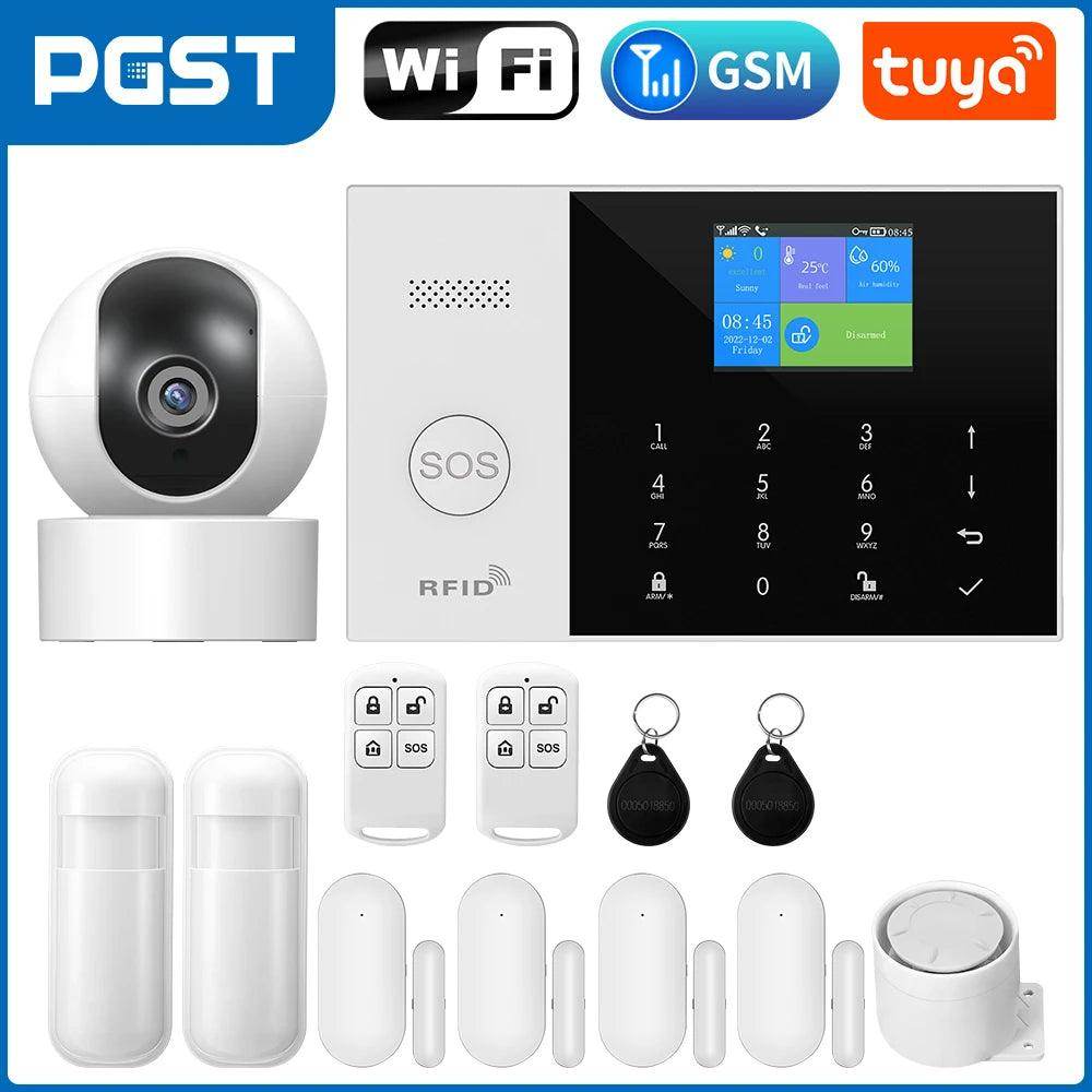 Alarm System Tuya GSM/WiFi | Wireless Home Security, Alexa, App - P12 Hub Europe