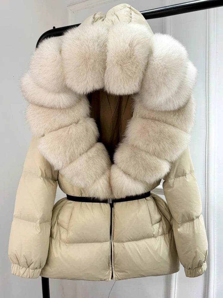 Fox Fur Down Puffer Parka - P12 Hub Europe
