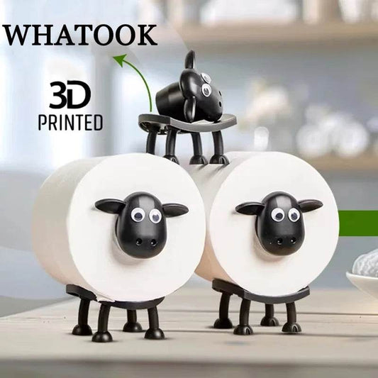 1pc/3pc Cute Sheep Dog Shape Toilet Tissue Rack Free Standing Storage Roll Paper Holder Animal Shape Decorative Toilet Paper Rac - P12 Hub Europe