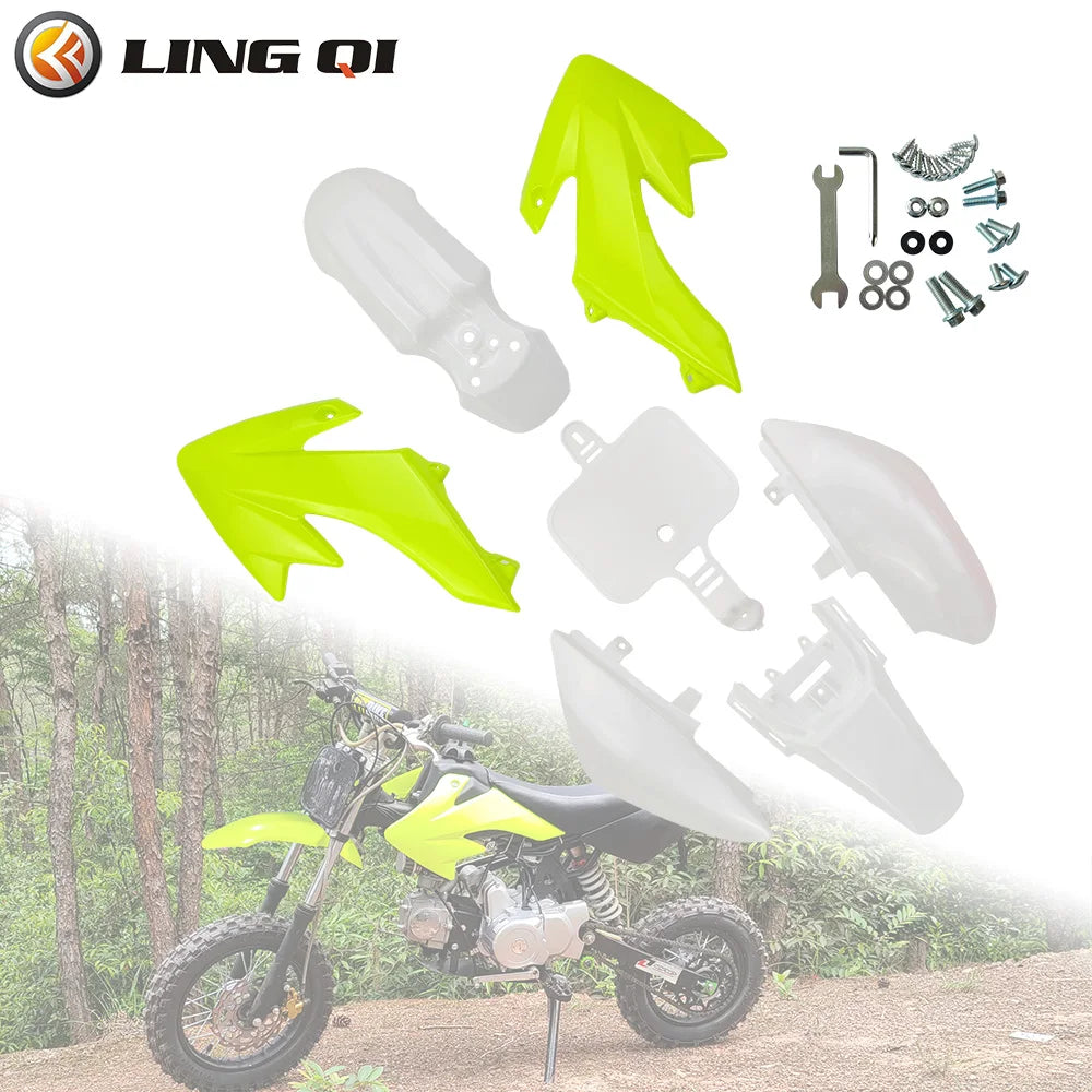 LINQ QI Plastic Fairing Body Kits Fit to CRF50 XR50, For CRF 50 Pit Dirt Motor Trail Bike 50cc 70cc 90cc 110cc 125cc 140