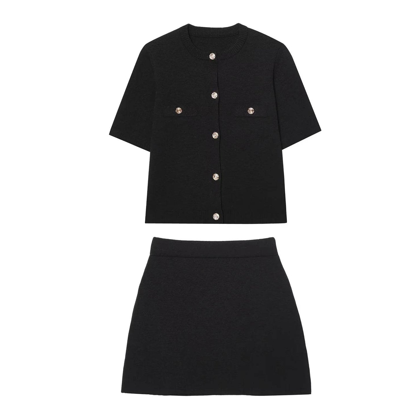 Solid Knitted Mini Skirt - P12 Hub Europe