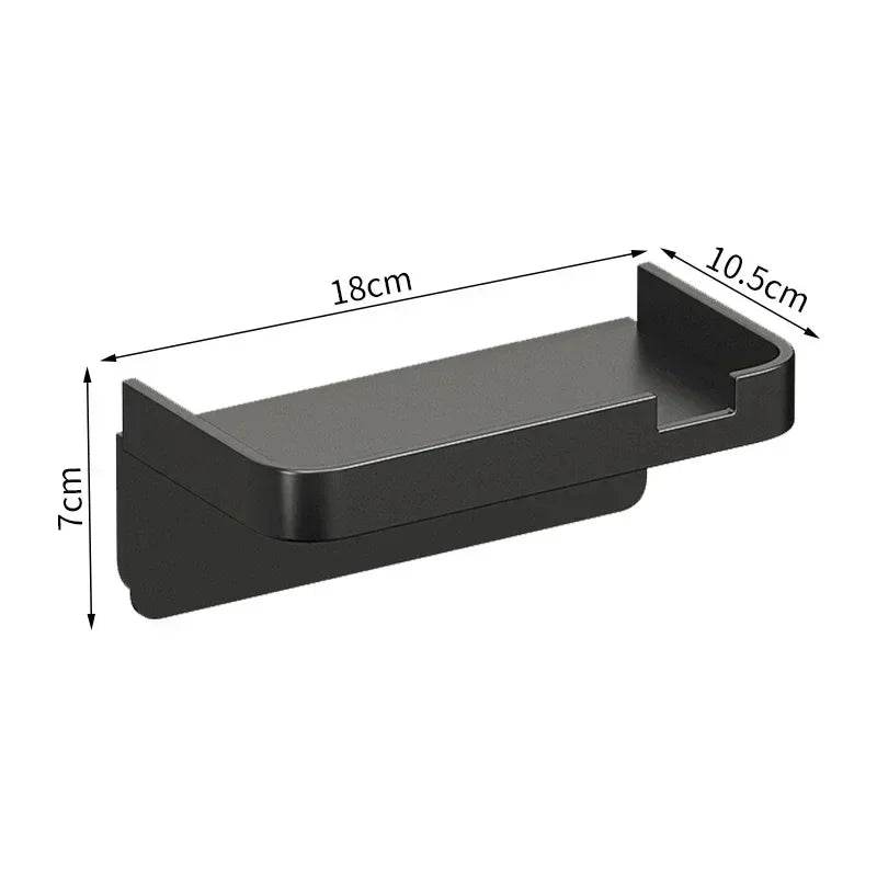 2024 New Plastic Steel Toilet Paper Holder Bathroom Wall Mount WC Paper Phone Holder Shelf Towel Roll shelf Accessories - P12 Hub Europe
