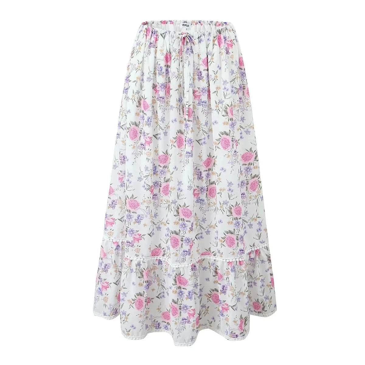 White Lace Beach Skirt Set - P12 Hub Europe