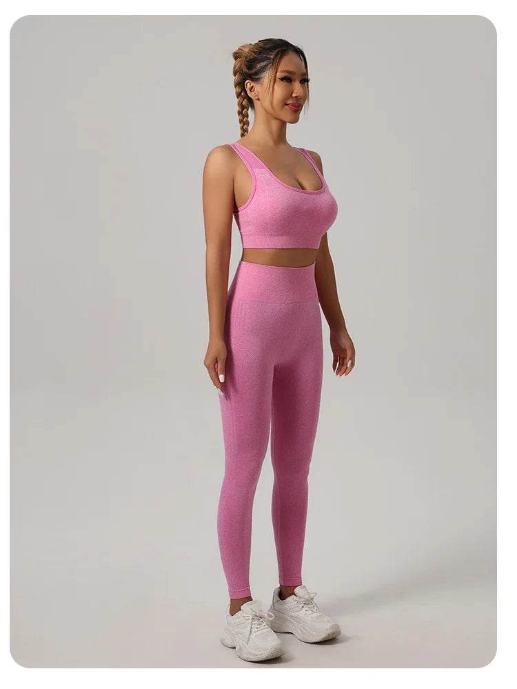 Mileegirl Seamless Gym Yoga Set - P12 Hub Europe