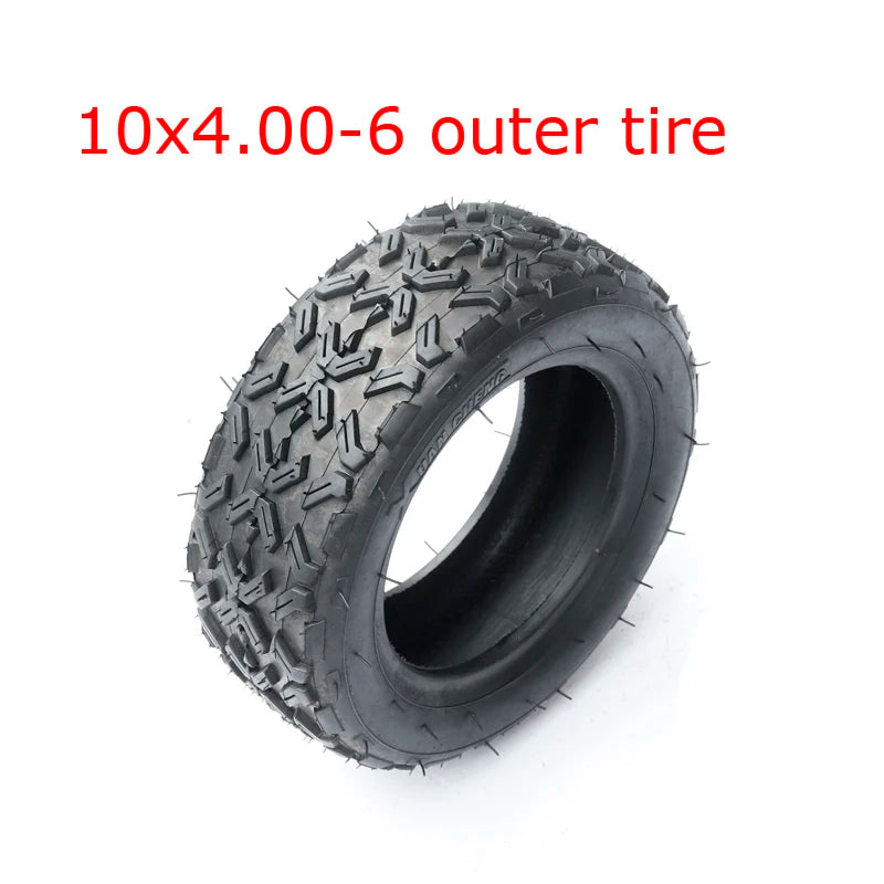 Mini Motorcycle 10*4.00-6 Anti Slip Off-road Tire for Electric Scooter Balance Car 10x4.00-6 Tubeless Vacuum Tire
