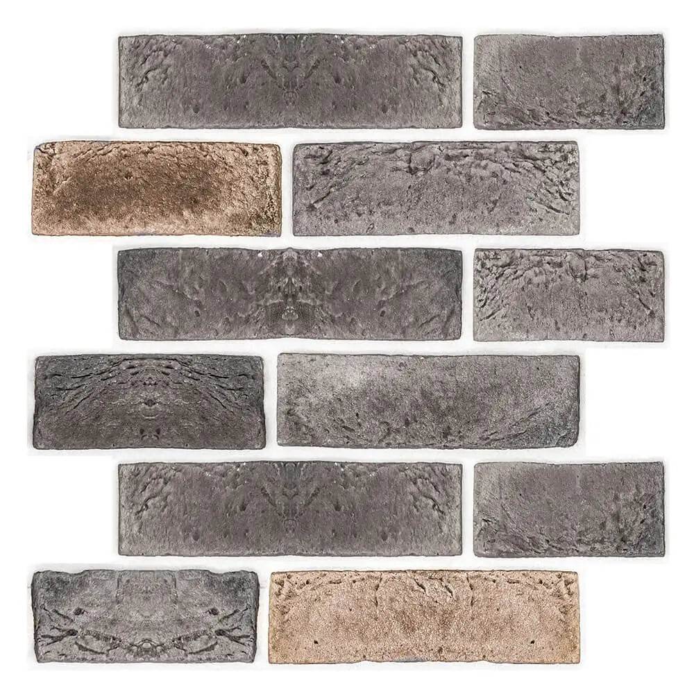 3D Wall Sticker Self-adhesive Faux Brick Wall Panel Peel and Stick Tile Backsplash for Kitchen Bedroom Waterproof Tile Sticker - P12 Hub Europe