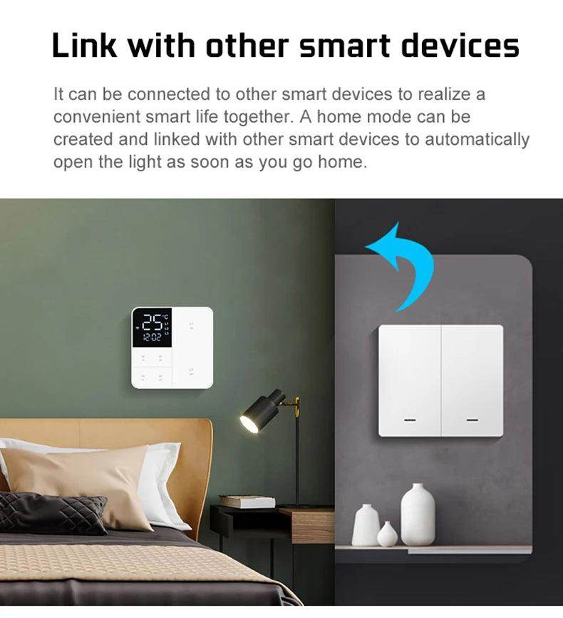 WiFi Smart Switch Temp Time 1-3 Gang - P12 Hub Europe