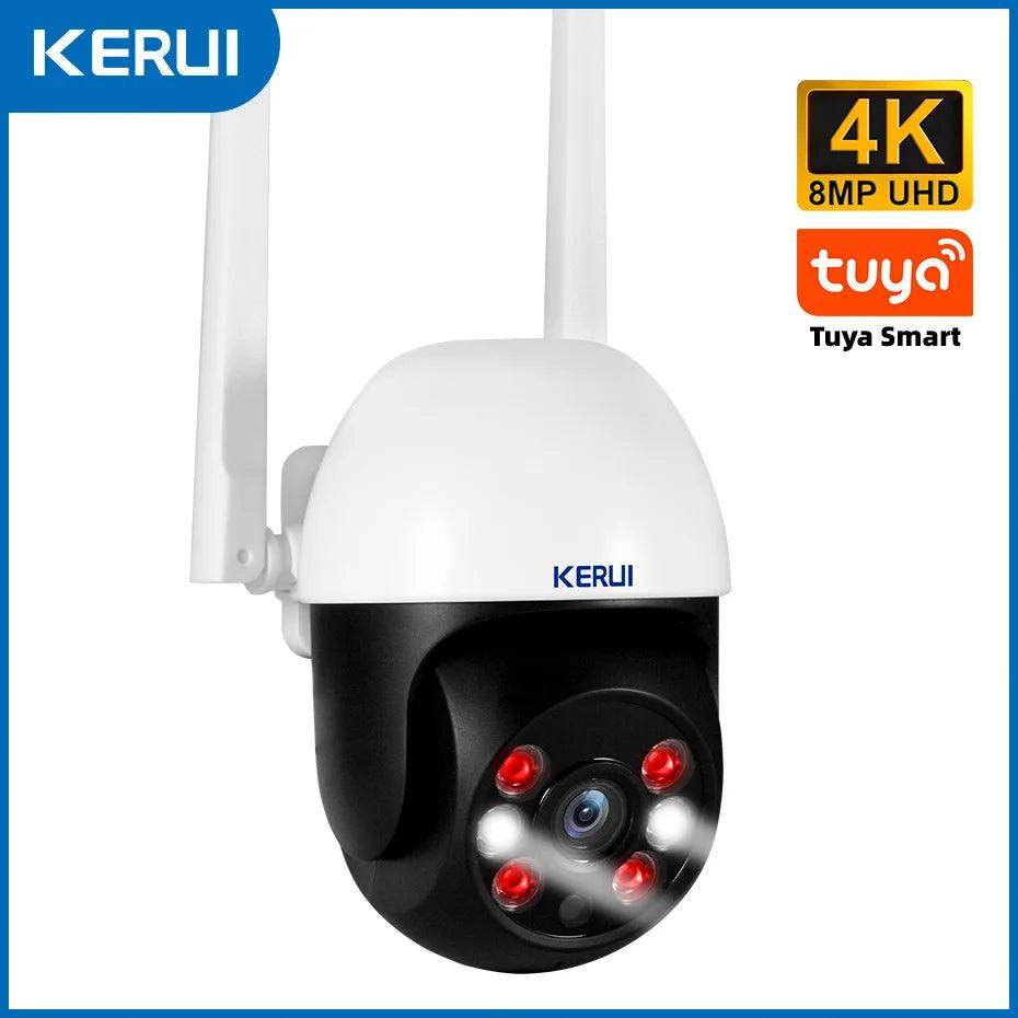Outdoor Camera Tuya 4K/5K PTZ Dual Lens, AI Motion, Color Night - P12 Hub Europe
