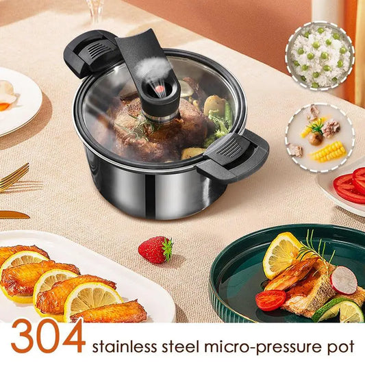 Cook Pressure Pot Home Cooking Pressure Pot Cookware Ergonomic Thick Kitchen Gadgets Efficient Meals Cooking For Family Lovers