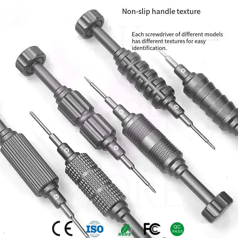 TE674 Superhard Combat Precision Screwdriver 0.6 0.8 1.2 1.5 T2 2.5 For IPHONE IPAD Clocks Watches Teardown Opening Repair Tools