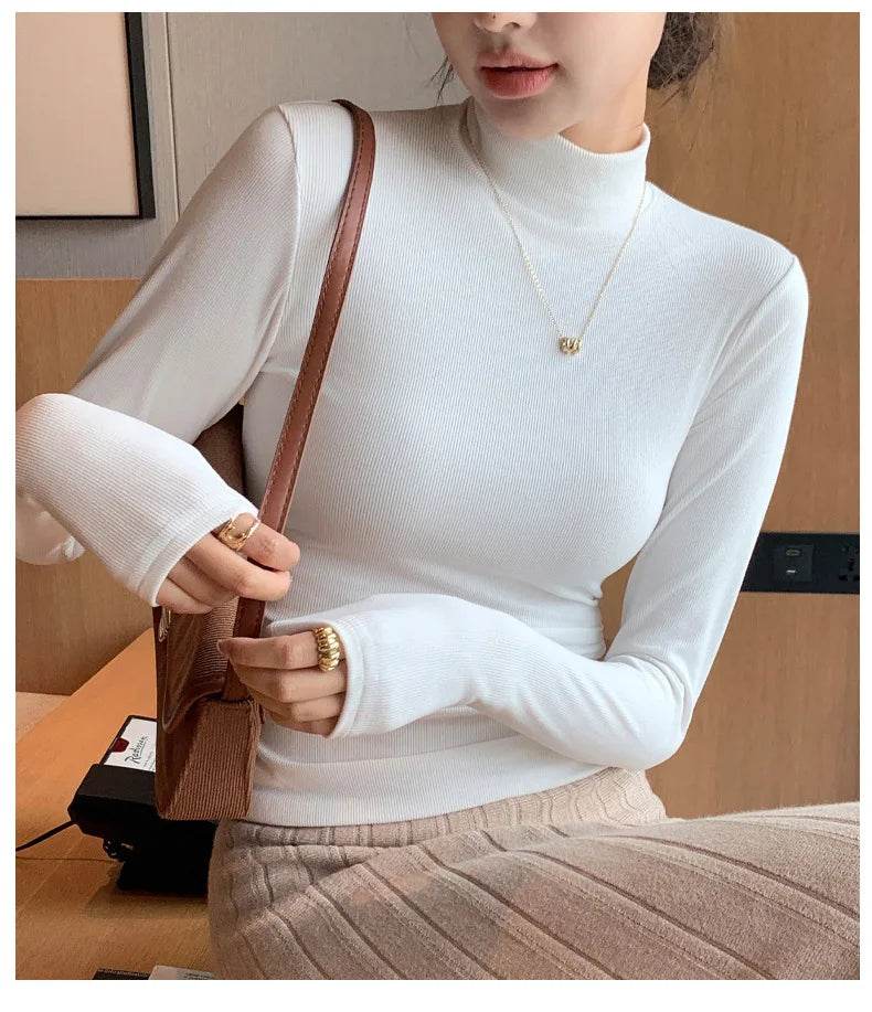 Women's Half Turtleneck Sweater - P12 Hub Europe