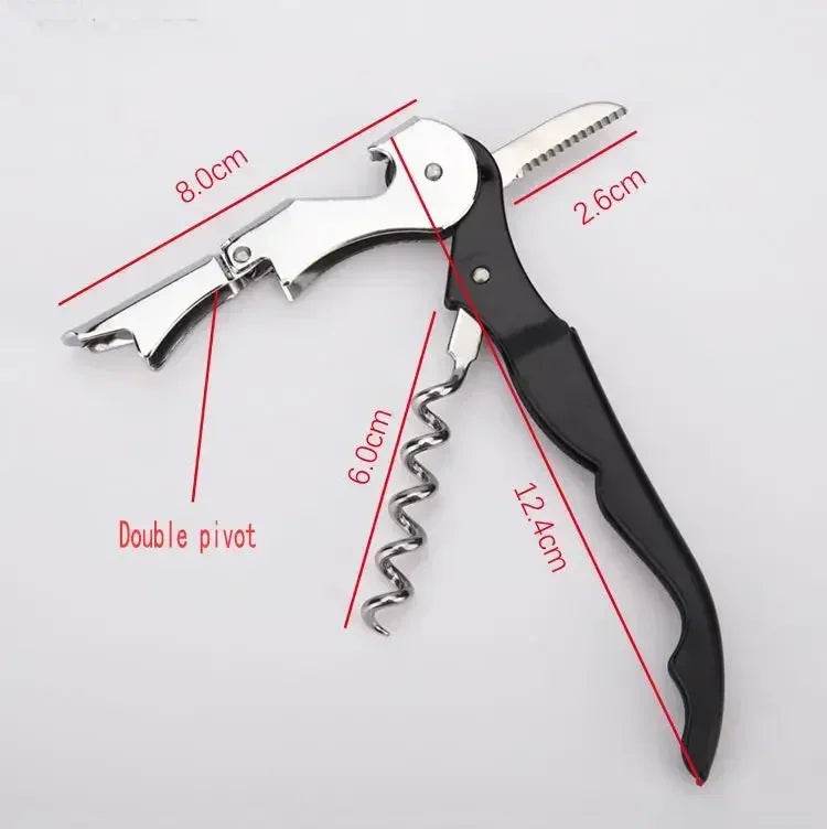 Double Fulcrum Hippocampus Wine Corkscrew Multi-Purpose Stainless Steel Beer Corkscrew Wine Gift - P12 Hub Europe