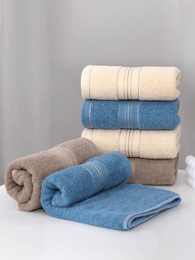Pure Cotton Towel Jacquard 100% Cotton Household Face Washing Water Absorption A-class Shower Face Towel Polyester Cotton Gift - P12 Hub Europe
