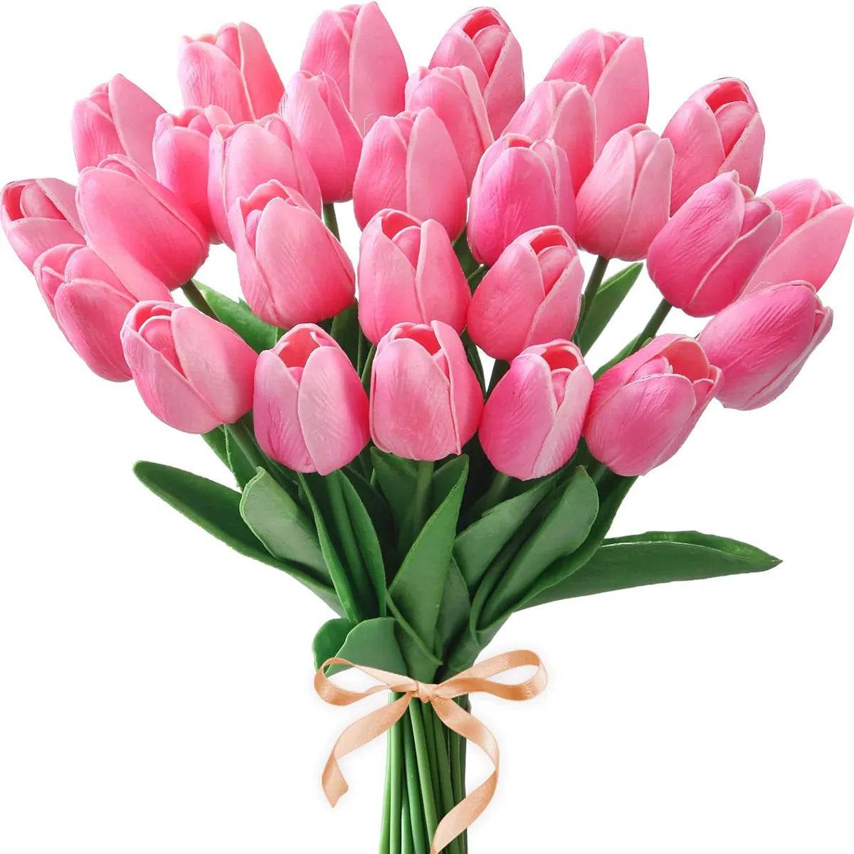 10Pcs Artificial Flower Realistic Touch Tulip Scrapbooking Vase Home Decor Wedding Garden Arch Garland Mother's Day Bouquet diy - P12 Hub Europe