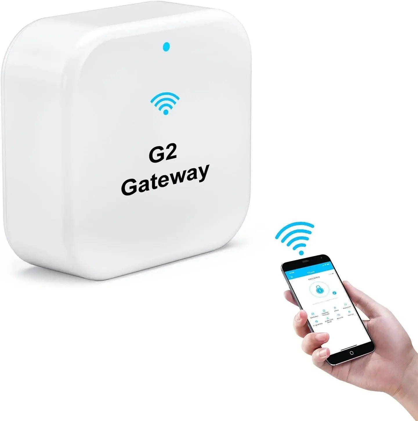 Lock App Access Control Keypad IP66, Fingerprint/Card/PIN, Bluetooth, Alexa/Google - P12 Hub Europe