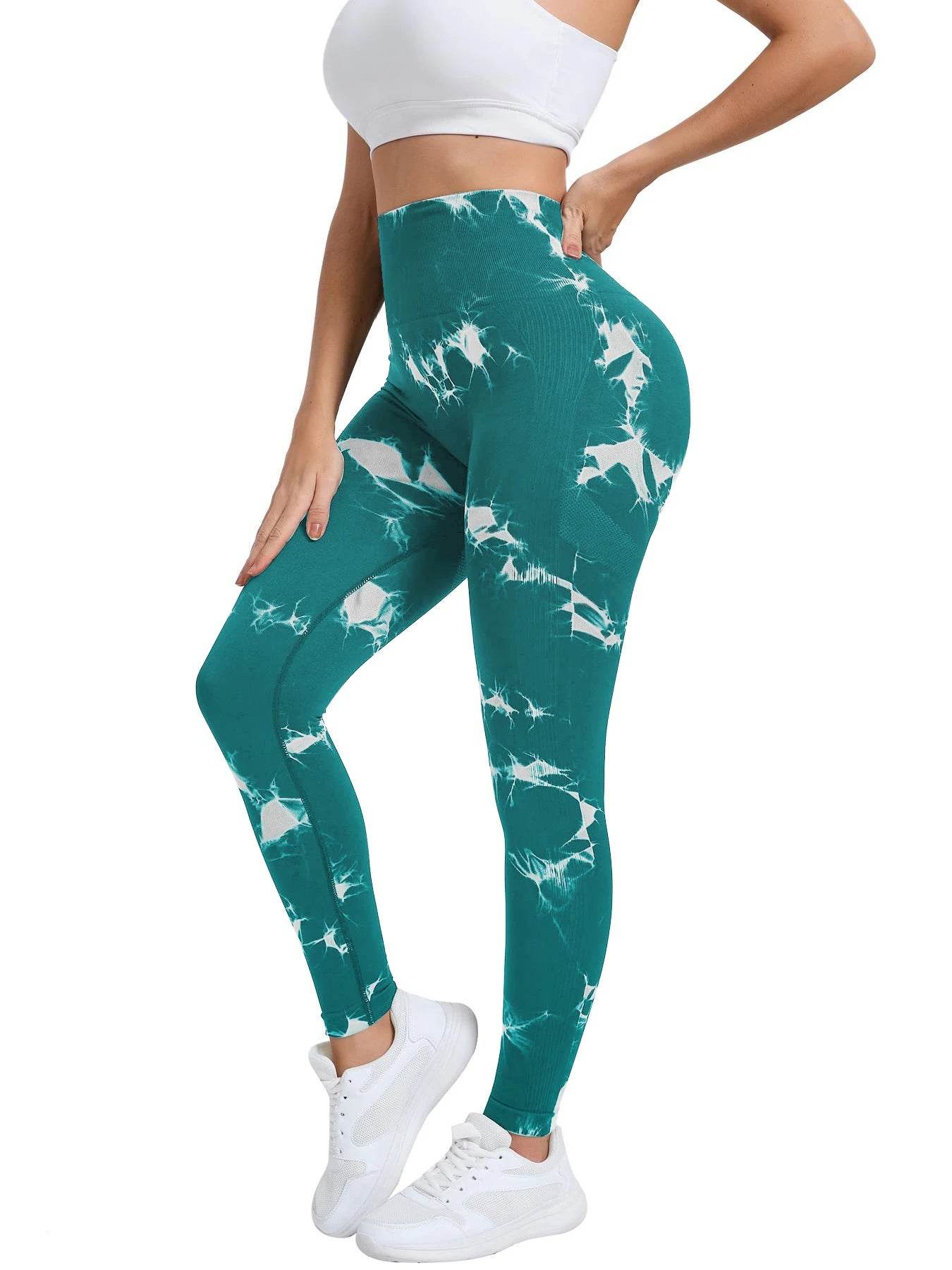 Women's Tie-Dye Butt-Lift Leggings - P12 Hub Europe