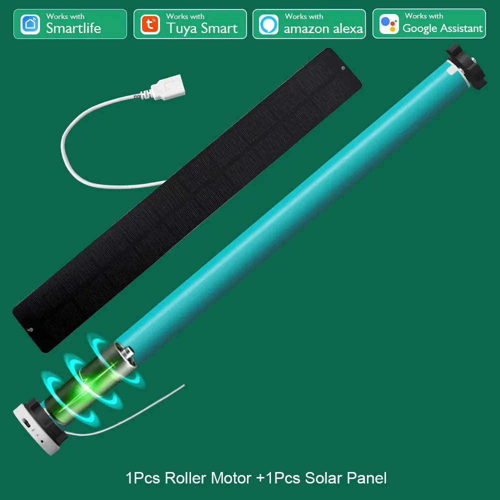 LifeLibero Tuya WiFi ZigBee Battery Smart Curtains Roller Blinds Shade Tube Motor For37 38mm Remote Control Support Alexa Google